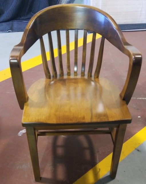 classic alumni chair in brown finish