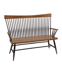 Brown Affinity Columbiana Comback Benches can be retirement chairs 