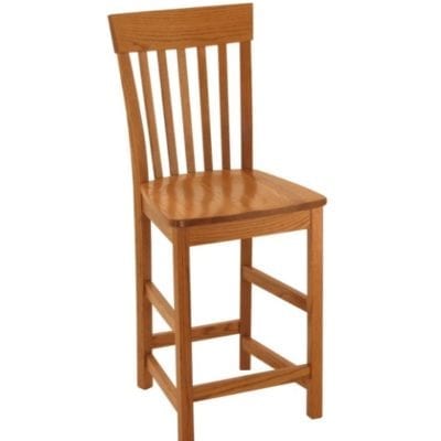 Affinity Dundee Bar Chair in Red Oak 30'' tall