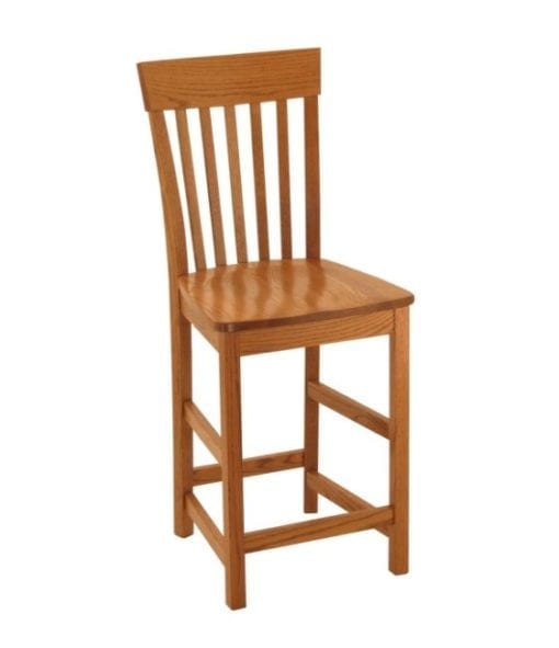 Affinity Dundee Bar Chair in Red Oak 30'' tall