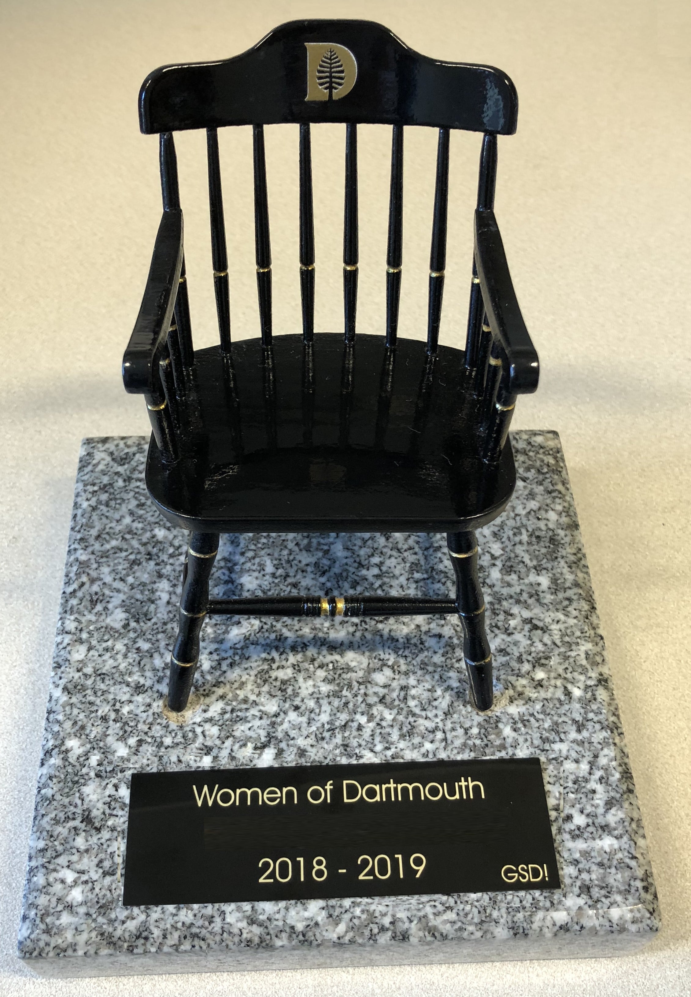 miniature chairs as retirement gifts for employees