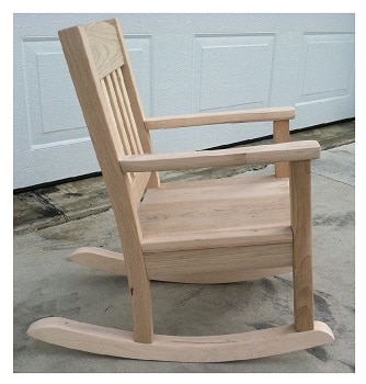Affinity Child Rocking Chair Prototype right side