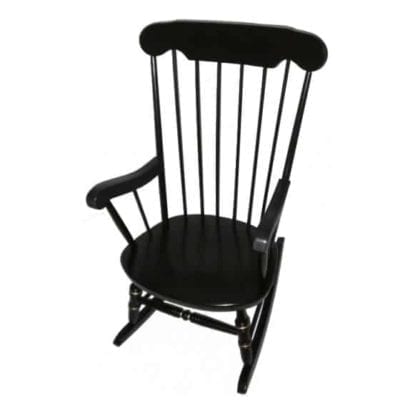 Black Traditional Rocking Chair for college chairs