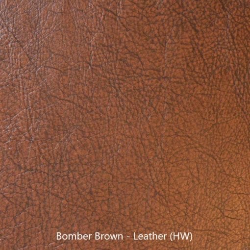 Leather Sample - Bomber Brown Leather