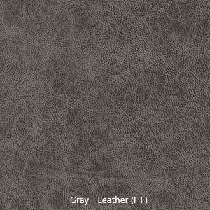 Leather sample - Gray - medium grey