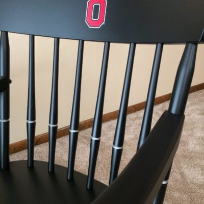 Ohio State Chair with Block "O" Logo