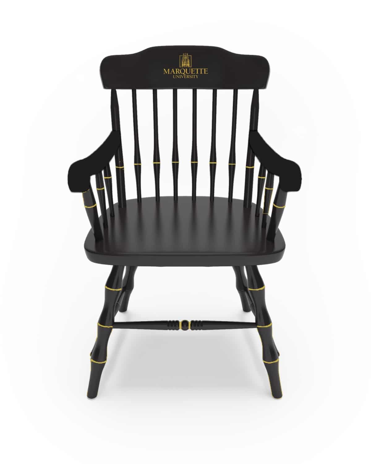 Marquette University Affinity Traditional Captain S Chair Atcc