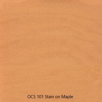 Stain Sample - Natural Stain (OCS 101) on Maple Wood