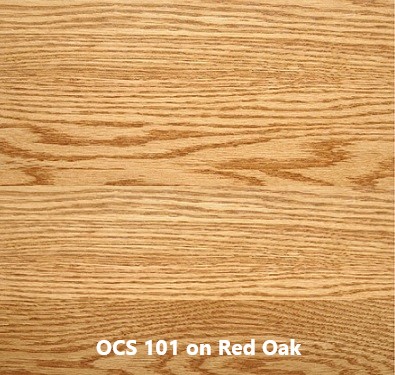 Stain sample - OCS101 on Red Oak