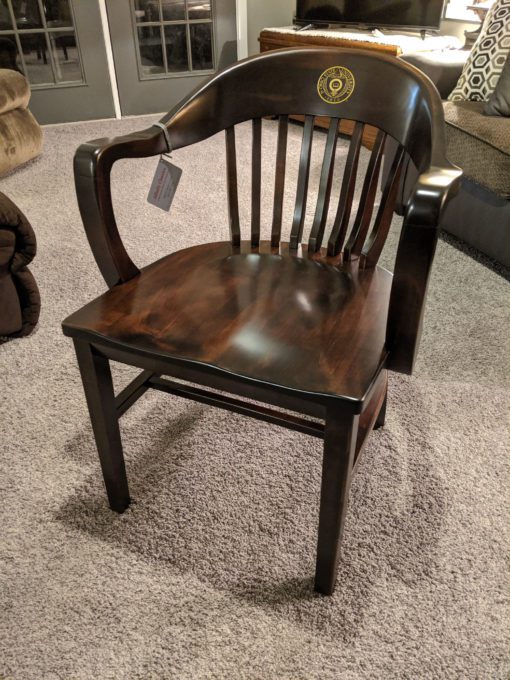 Nrown classic Alumni Chair with Gold Ohio State seal