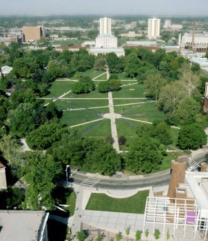The Oval on the Ohio State Campus - inspiration for a great Ohio State Gift 