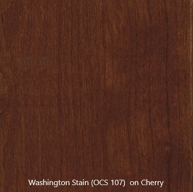 Stain Sample - Washington Stain (OCS 107) on Cherry Wood