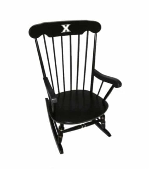 Xavier University Affinity Traditional Rocking Chair; Xavier Chair;